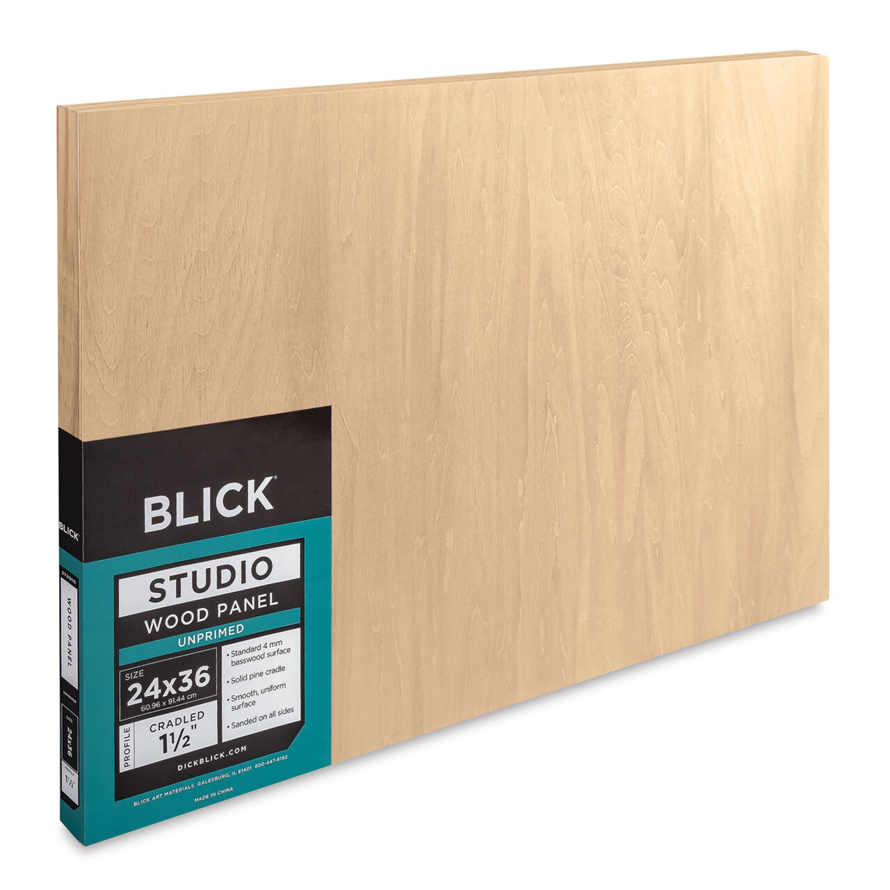 Blick Studio Artists' Wood Panels - Gallery Cradle, 24" x 36", 1-1/2" Cradle